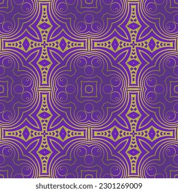 Abstract background with seamless textured purple combined with yellow