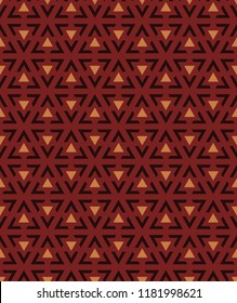 Abstract background from seamless triangular pattern. Vector infinite background. Triangular ornament.