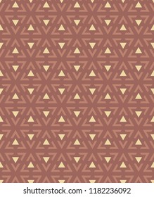 Abstract background from seamless triangular pattern. Vector infinite background. Triangular ornament.