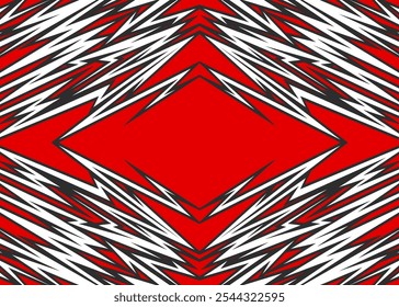 Abstract background with seamless tribal tattoo pattern. Tribal ornament