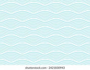 Abstract background with seamless wave pattern