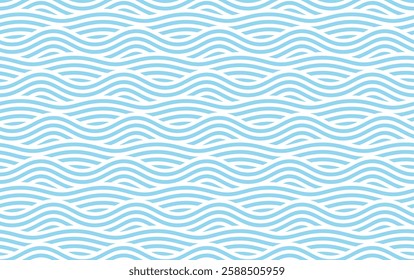 Abstract background with seamless wave pattern