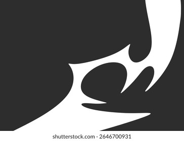 Fondo Abstractas con patrón tribal ondulado sin fisuras y con un poco de espacio de copia
