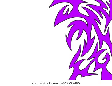 Fondo Abstractas con patrón tribal ondulado sin fisuras y con un poco de espacio de copia