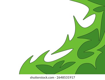 Abstract background with seamless wavy tribal pattern and with some copy space area