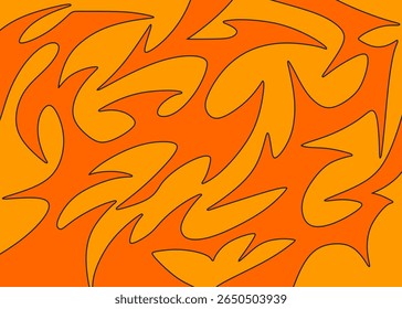 Fundo abstrato com padrão tribal ondulado sem costura