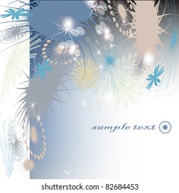 abstract background with seaweed