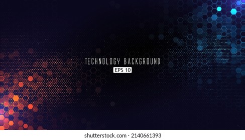 Abstract background with a sense of technology