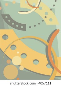Abstract background series. Vector illustration with circle and swirl details.