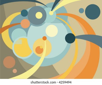Abstract background series, vector illustration, with circle details.