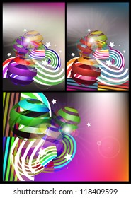 abstract background set