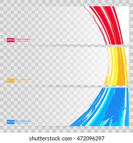 Abstract background set banners color