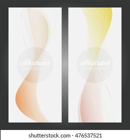 Abstract background set banners color