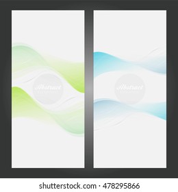 Abstract background set banners color