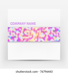 Abstract background. Set colored rectangles