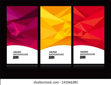 Abstract background set EPS10