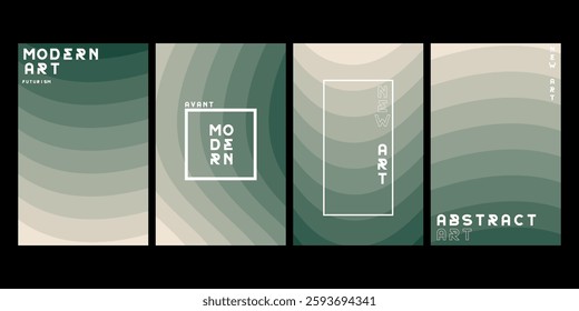 Abstract background set. Gradient mesh. Effect dark color blend. Blurred step colorful mix. Modern design template for web covers, ad banners, posters, brochures, flyers. Vector image EPS.