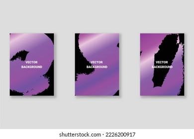 Conjunto de fondo abstracto, textura gruesa. Arte minimalista, estilo de pinceladas. Diseño para tarjeta, folleto, idea de banner, portada de libro, folleto, hoja de volante a4. Página de conjunto, plantilla de encabezado web.