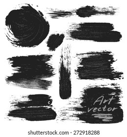 abstract background with a set of hand-drawn art elements