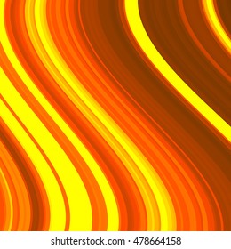 Abstract background from the set lines. Fiery color. Bright pattern. The distortion of space.