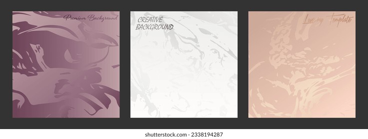 Abstract background. A set of templates for premium and luxury covers, posters, posters, brochures and prints. Colorful illustration for creative packaging design and creative design ideas
