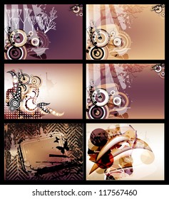 abstract background set for text
