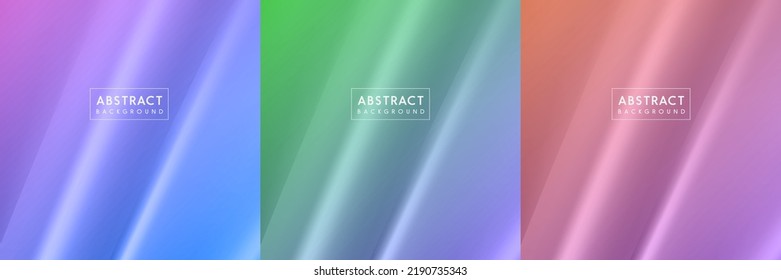 Abstract Background Set. Vector Bright Colorful Cover Collection. Pop Art With Minimal Design For Posters, Sales Advertisement, Banners, Placards, Flyers