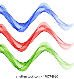 Abstract background with set wave