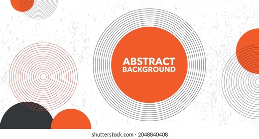 Antecedentes abstractos. defina su diseño. círculo naranja con textura de fondo creativa.