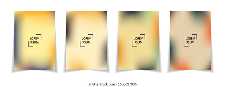  Abstract background set for your text design. Vector illustration.