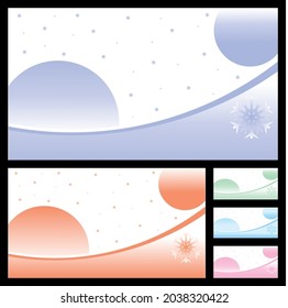 Abstract background with several interesting color choices