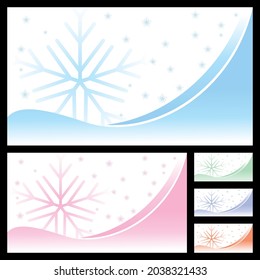 Abstract background with several interesting color choices
