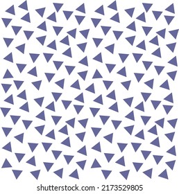 Abstract background with several small blue triangles laid out in a striped pattern.