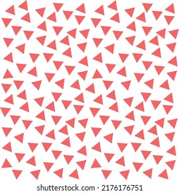 Abstract background with several small pink triangles laid out in a striped pattern.