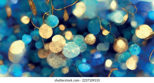 Abstract background shades of blue holiday joy childhood