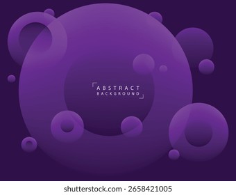 abstract background in shades of purple featuring soft gradient circles. Ideal for presentations, web design, social media, and branding visuals