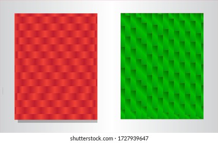 Abstract background with shades of red, orange and green