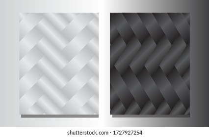 Abstrakter Hintergrund in Silber- und Schwarz-Tönen