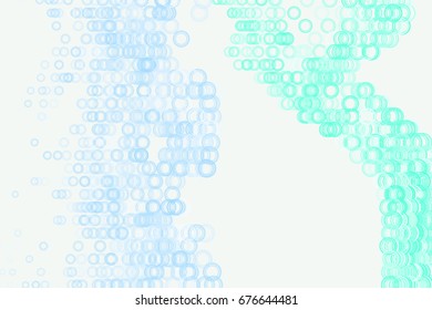 Abstract background with shape of circles, bubbles, sphere or ellipses pattern. Vector illustration graphic.