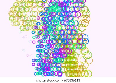 Abstract background with shape of circles, bubbles, sphere or ellipses pattern. Vector illustration graphic.