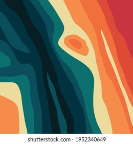abstract background shape with combination blue and orange colors. good use for wallpaper, banner, mural, hard cover book, website background and others