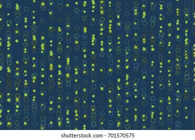 Abstract background with shape of ellipse & square box pattern. Vector illustration graphic.