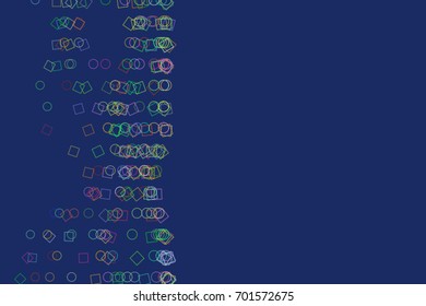 Abstract background with shape of ellipse & square box pattern. Vector illustration graphic.