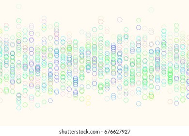 Abstract background with shape of hexagon pattern. Vector illustration graphic.