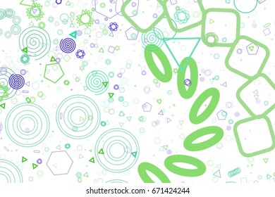 Abstract background with shape of motion, particle or random pattern. No overlapping. Vector illustration graphic.