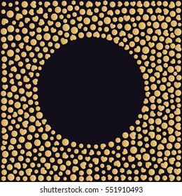 Abstract background with shapes of circles and hearts with space for text. Template for banners or card, invitation and posters