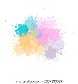 Abstract background. Shapes composition. Vector illustrationEps 10