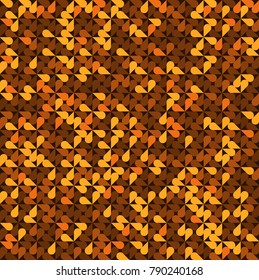 Abstract background of shapes in the form of a drop. Vector illustration