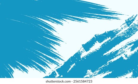 ABSTRACT BACKGROUND WITH SHAPES MESSY BRUSH BLUE COLOR DESIGN VECTOR TEMPLATE FOR WALLPAPER, COVER DESIGN