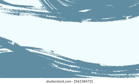 ABSTRACT BACKGROUND WITH SHAPES MESSY BRUSH BLUE COLOR DESIGN VECTOR TEMPLATE FOR WALLPAPER, COVER DESIGN